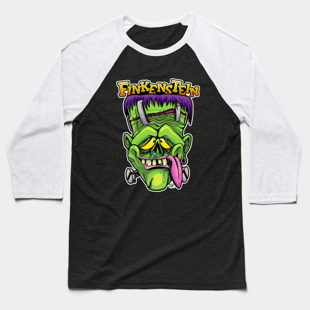 Finkenstein Rat Fink Baseball T-Shirt by CsrJara / Perronegro Clothing